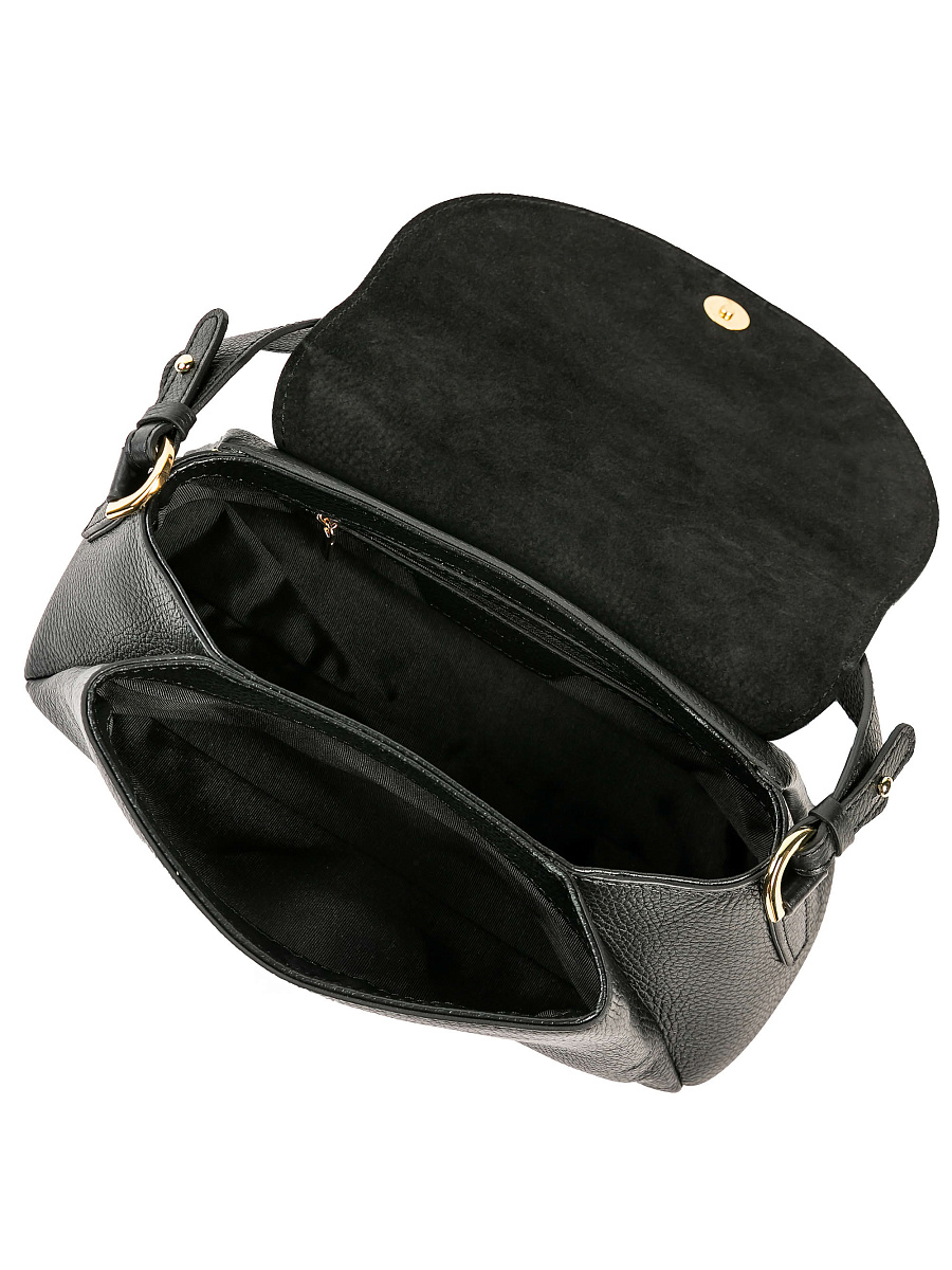 Женская сумка Dr. Koffer из натуральной кожи черная