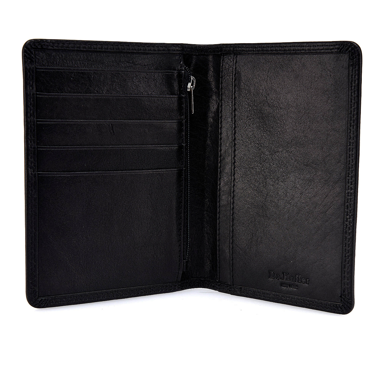 Портмоне Dr.Koffer из натуральной кожи черное