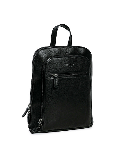 Рюкзак Dr.Koffer из натуральной кожи черный