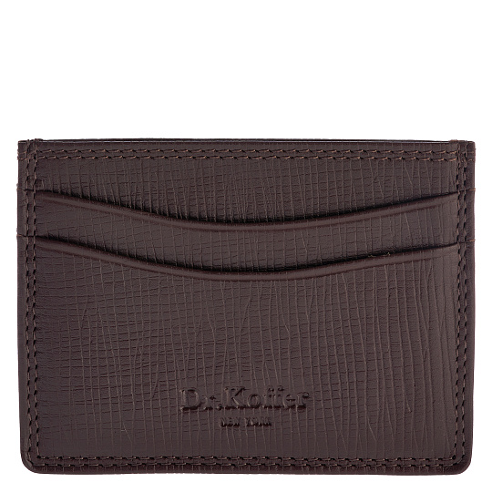 Кредитница Dr.Koffer из натуральной кожи коричневая