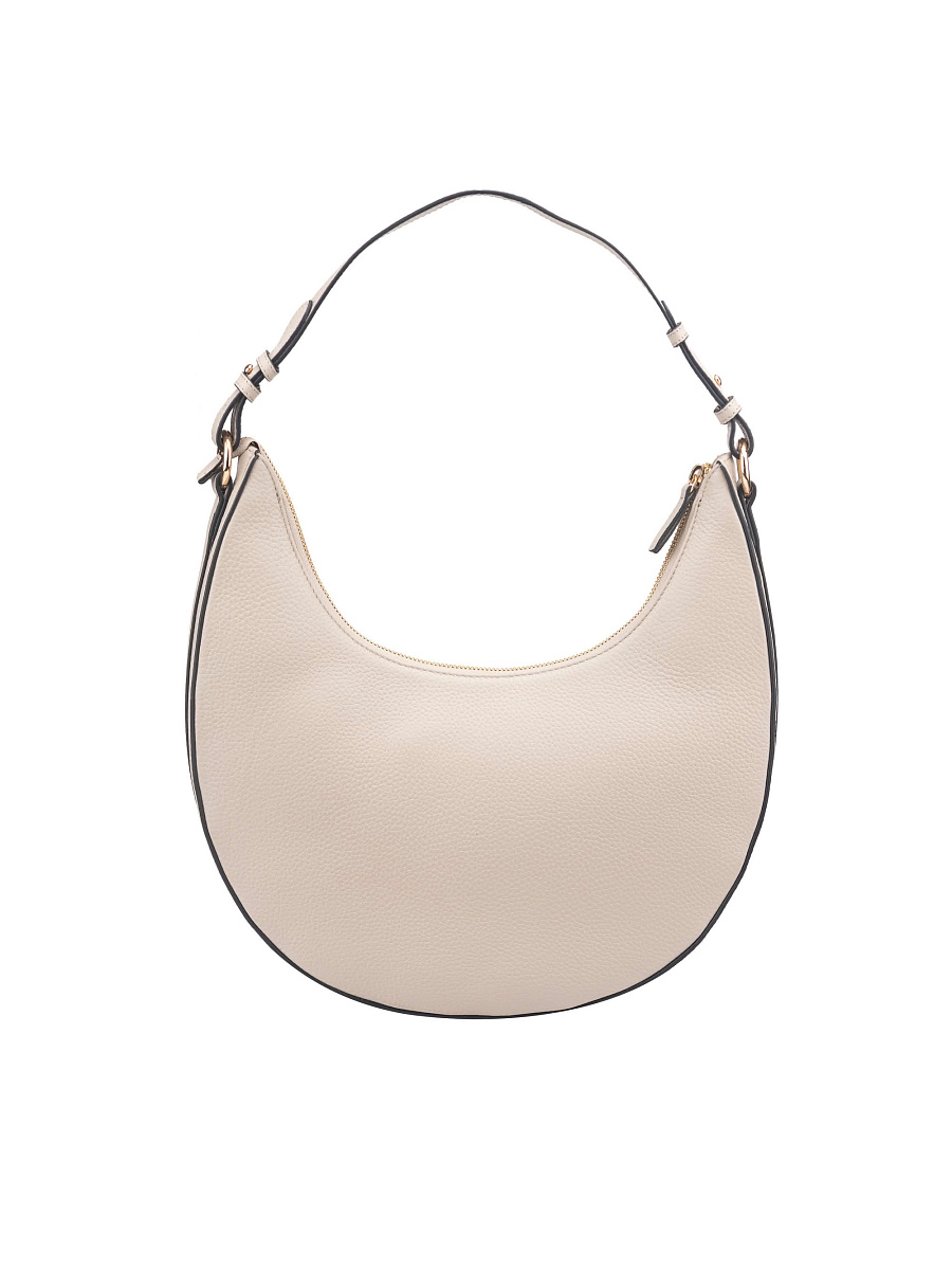 Женская сумка Dr. Koffer из натуральной кожи бежевая