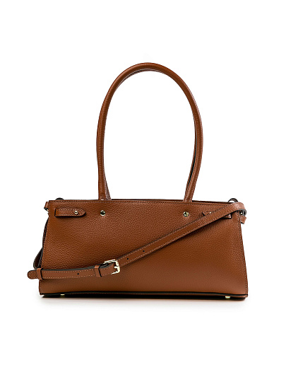 Женская сумка Dr.Koffer из натуральной кожи коричневая