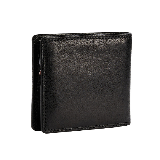 Портмоне Dr.Koffer из натуральной кожи черное