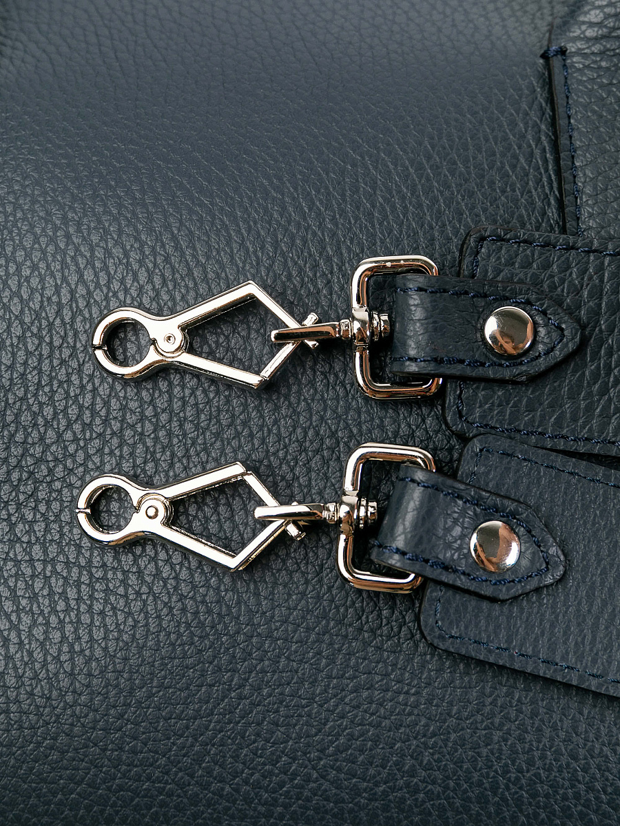 Женская сумка Dr.Koffer из натуральной кожи синяя