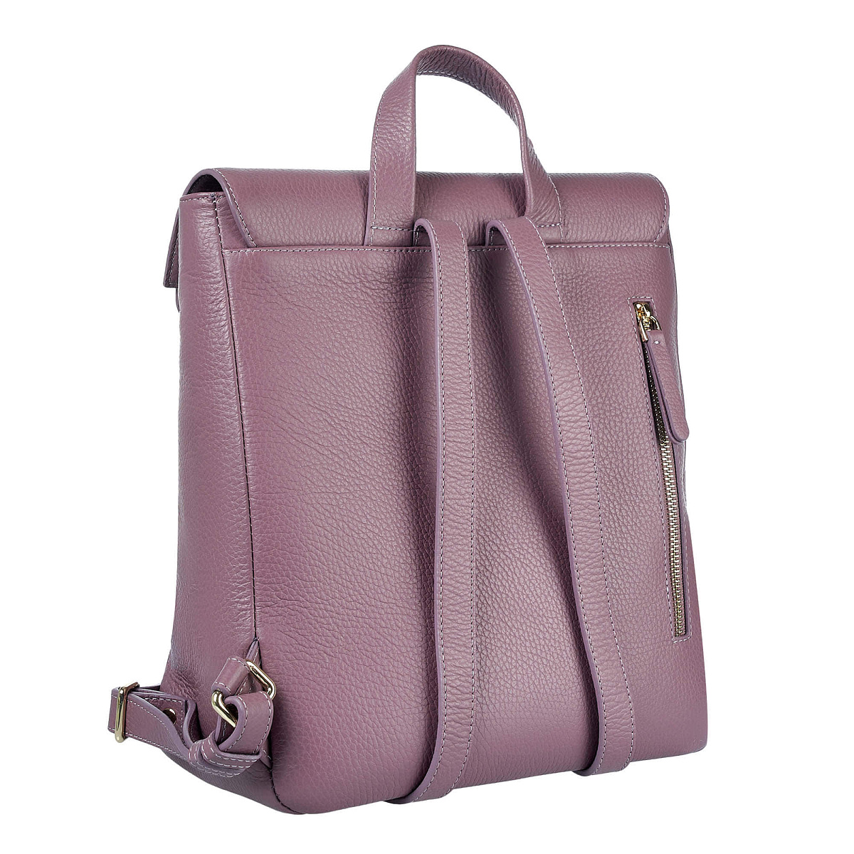 Рюкзак Dr. Koffer из натуральной кожи розовый