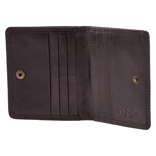 Портмоне Dr.Koffer из натуральной кожи коричневое