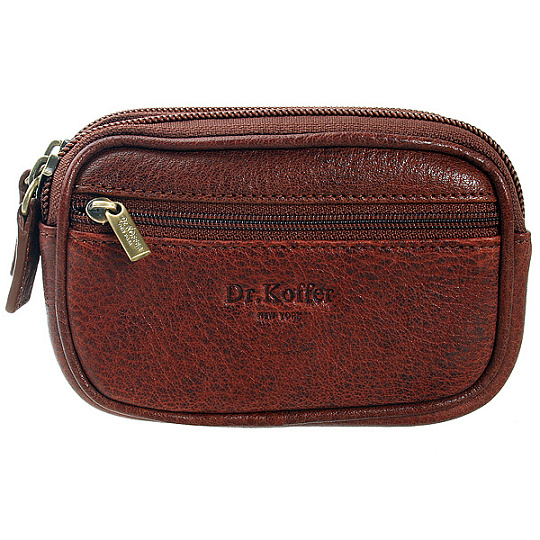 Ключница Dr.Koffer из натуральной кожи светло-коричневая