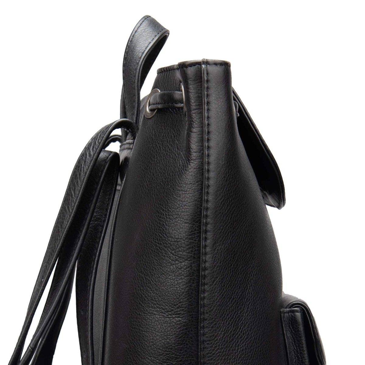 Рюкзак Dr.Koffer из натуральной кожи черный