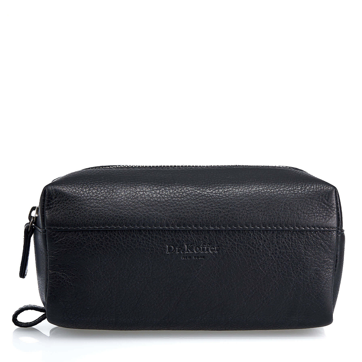 Несессер Dr. Koffer из натуральной кожи черный