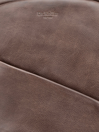 Рюкзак Dr. Koffer из натуральной кожи коричневый