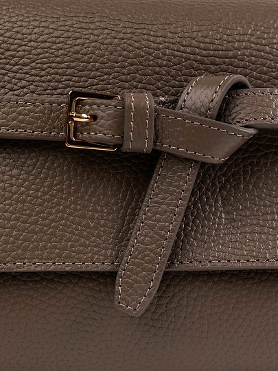 Женская сумка Dr.Koffer из натуральной кожи бежевая