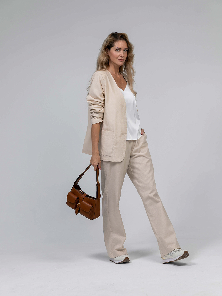 Женская сумка Dr.Koffer из натуральной кожи коричневая