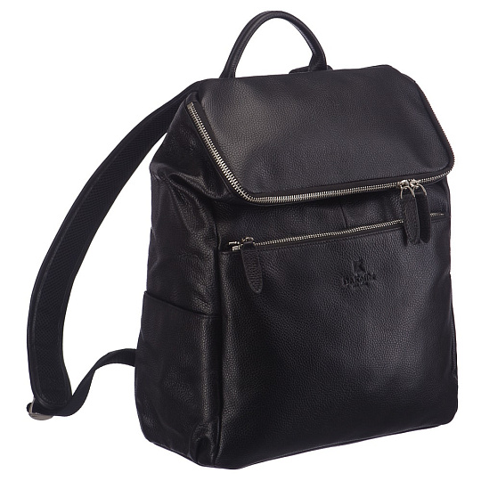 Рюкзак Dr.Koffer из натуральной кожи черный