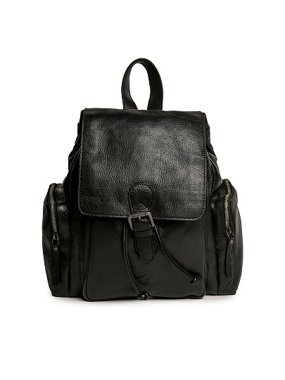 Рюкзак Dr.Koffer из натуральной кожи черный