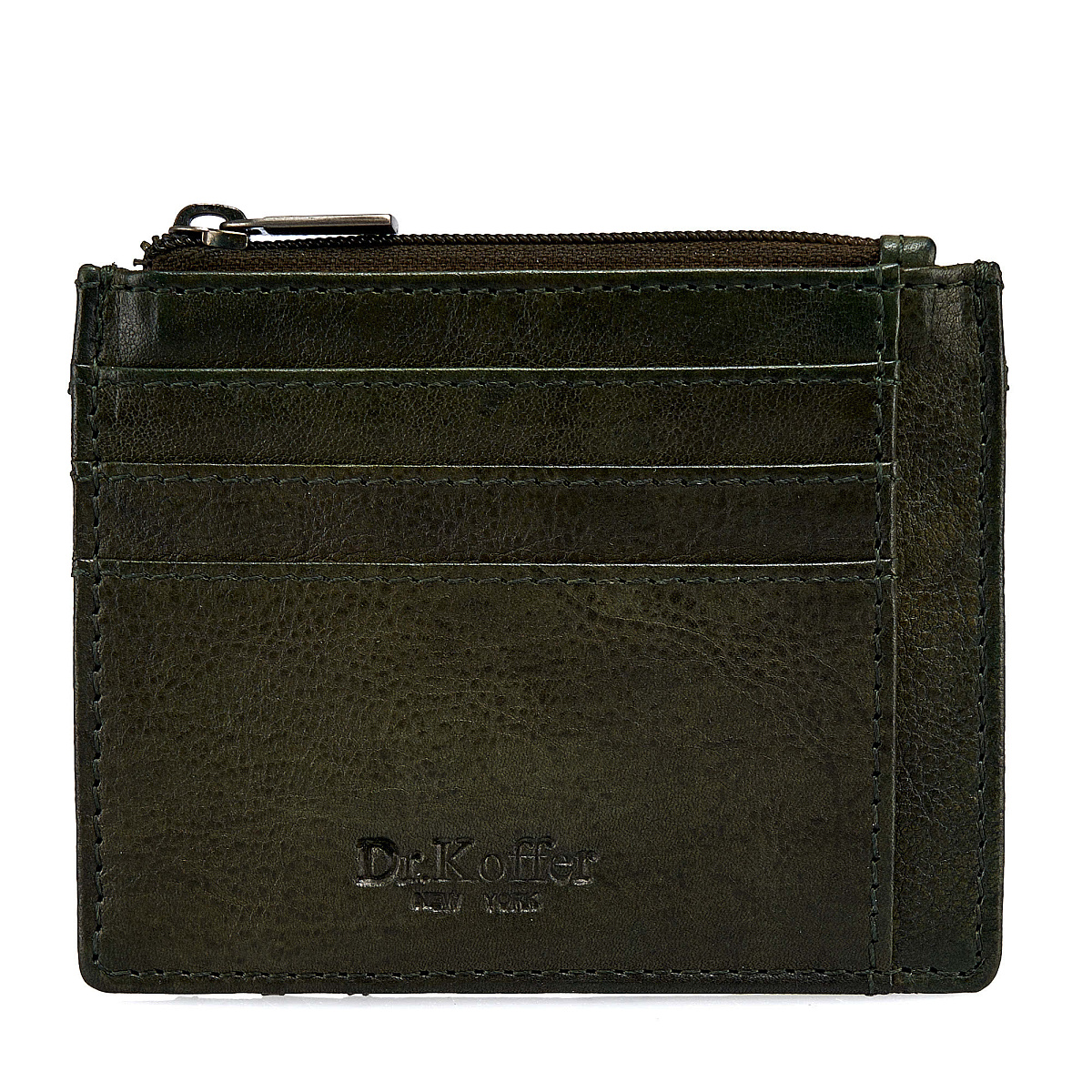 Кредитница Dr.Koffer из натуральной кожи коричневая