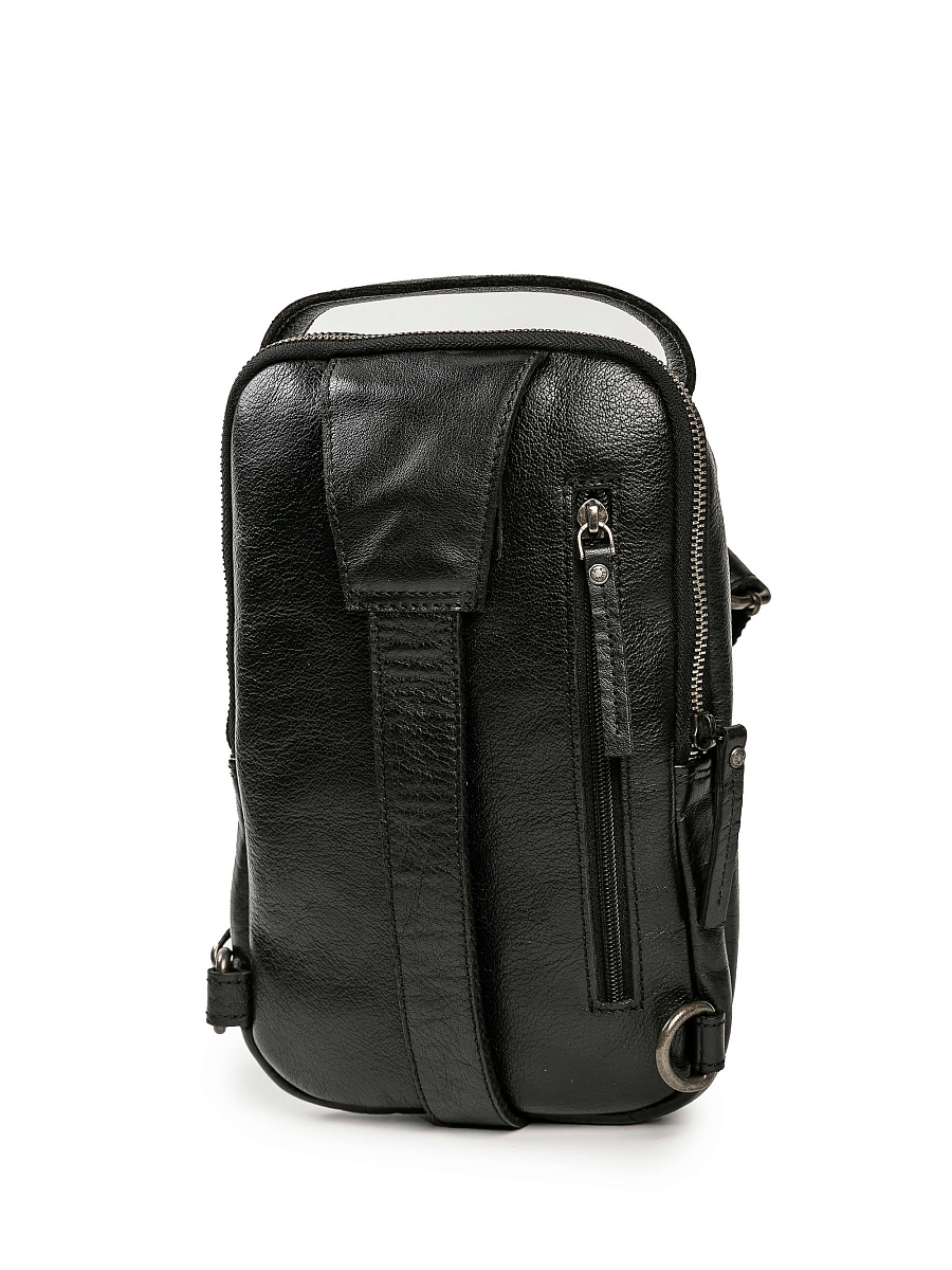 Рюкзак Dr.Koffer из натуральной кожи черный