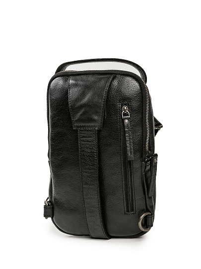 Рюкзак Dr.Koffer из натуральной кожи черный