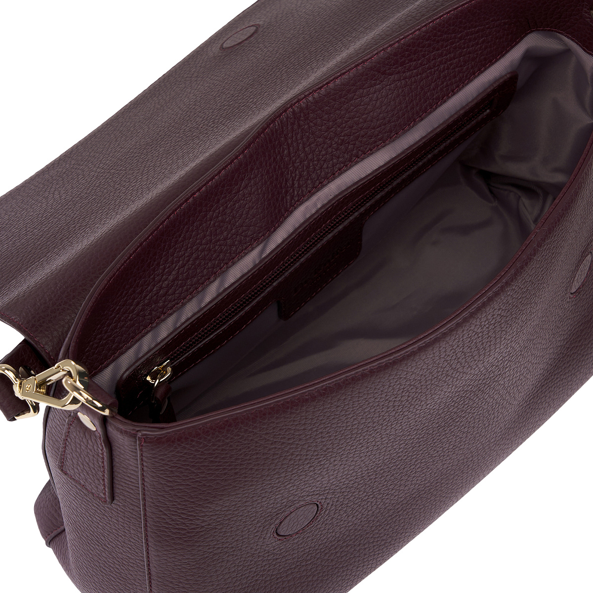 Женская сумка  Dr. Koffer из натуральной кожи бордовая