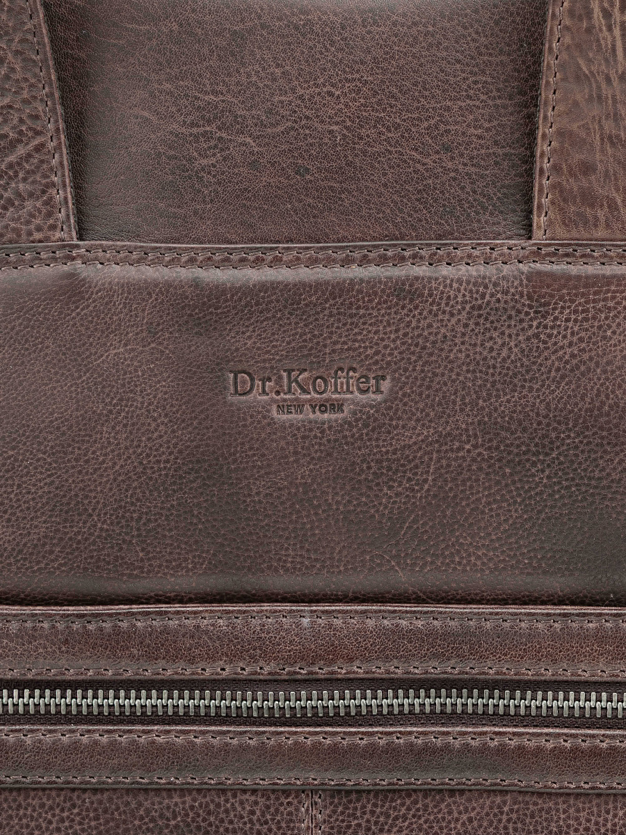 Рюкзак Dr. Koffer из натуральной кожи коричневый
