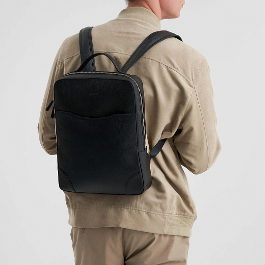 Рюкзак Dr.Koffer из натуральной кожи красный