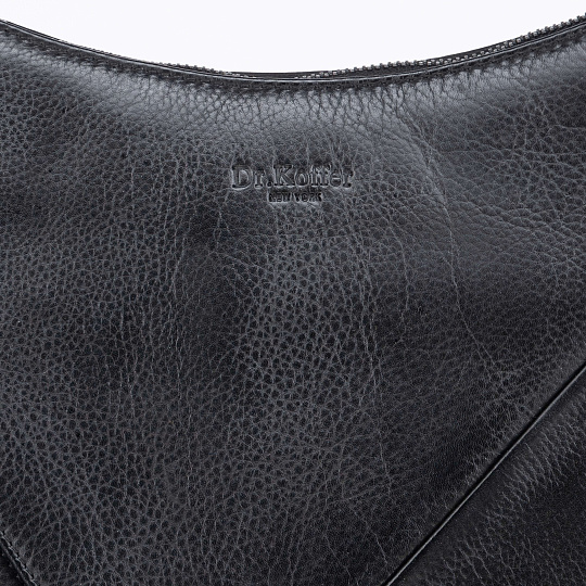 Женская сумка Dr.Koffer из натуральной кожи чёрная