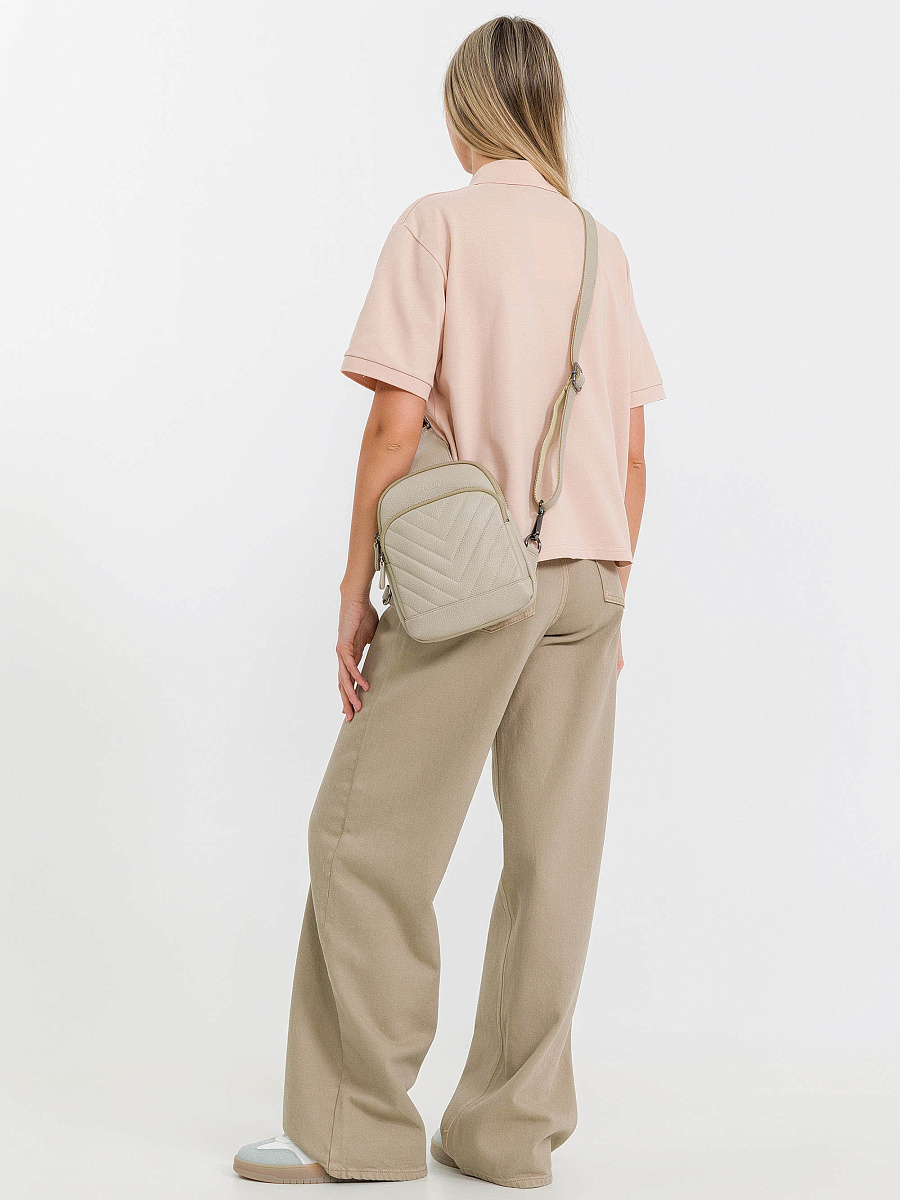 Рюкзак Dr.Koffer из натуральной кожи бежевый