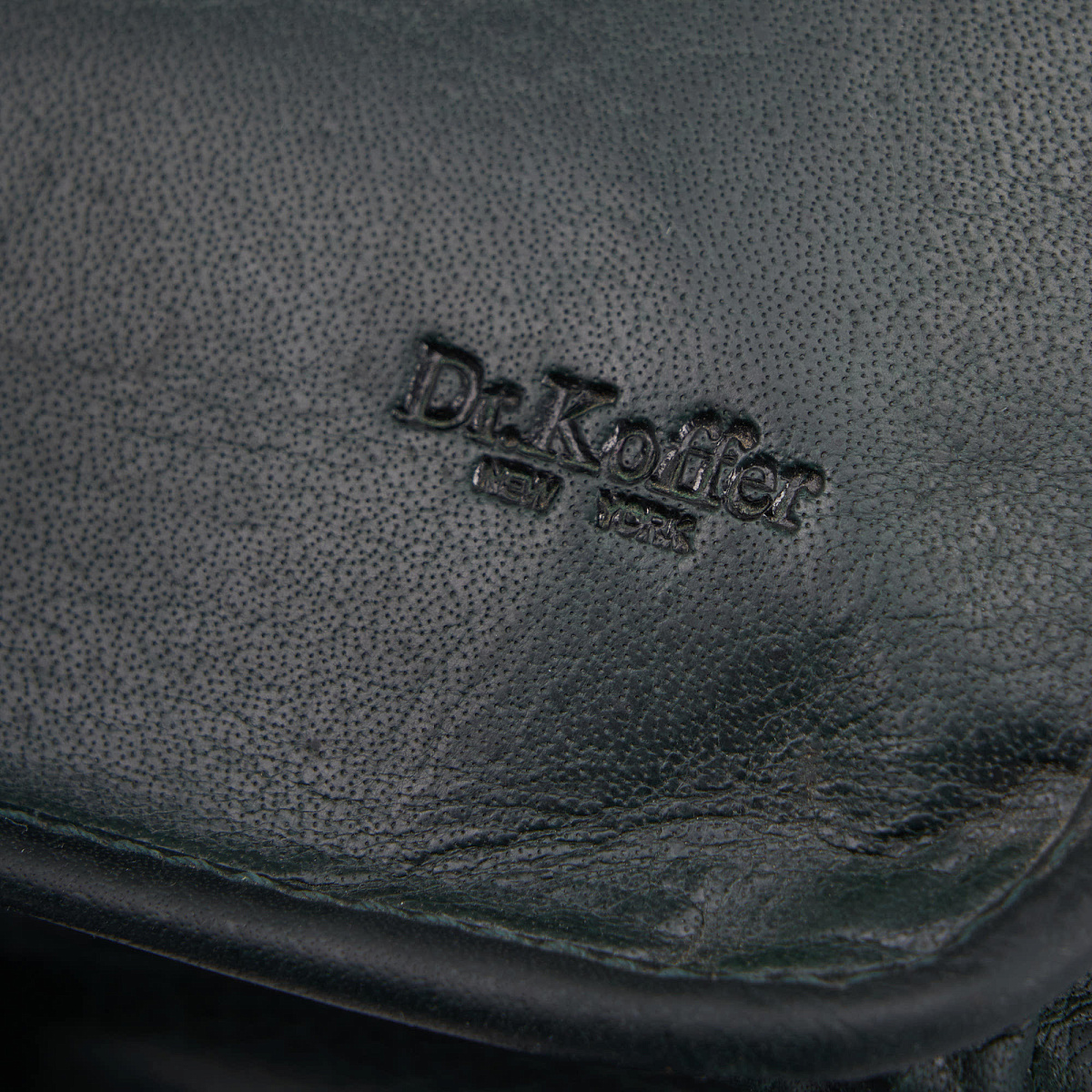 Рюкзак Dr.Koffer из натуральной кожи зеленый