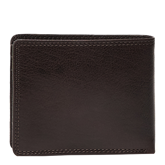 Портмоне Dr.Koffer из натуральной кожи коричневое