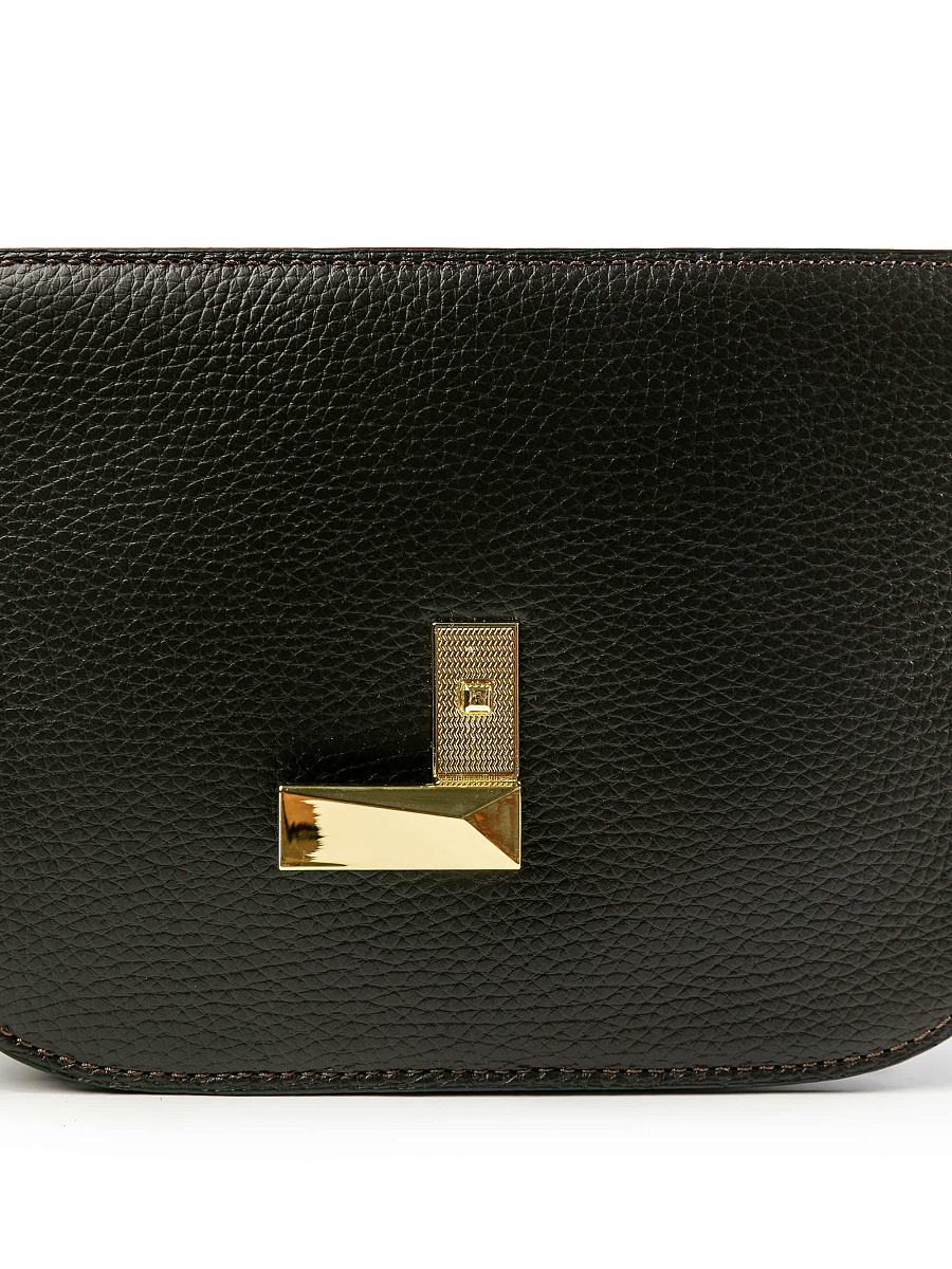 Женская сумка Dr.Koffer из натуральной кожи темно-коричневая