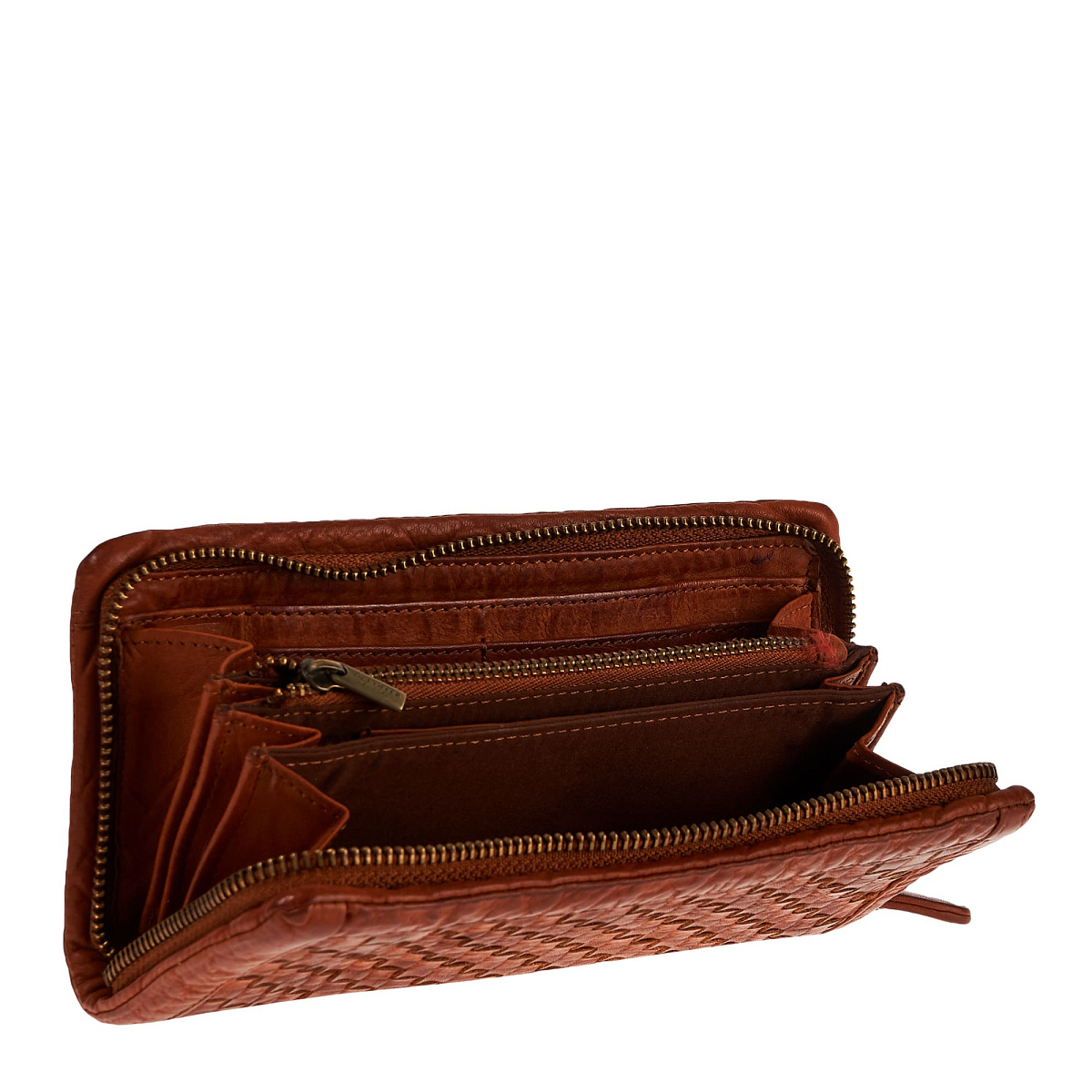 Портмоне Dr.Koffer из натуральной кожи коричневое