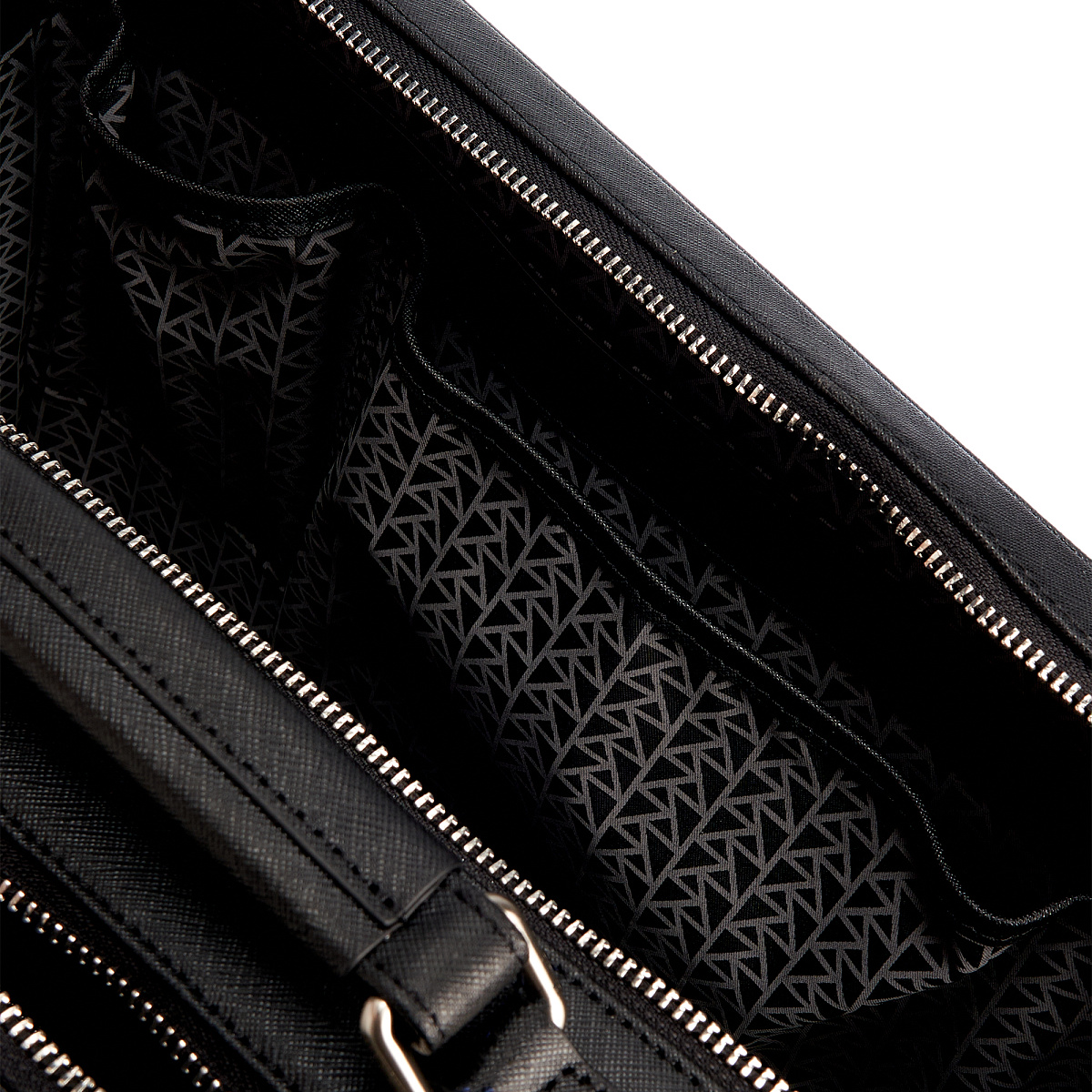 Деловая сумка Dr.Koffer из натуральной кожи черная