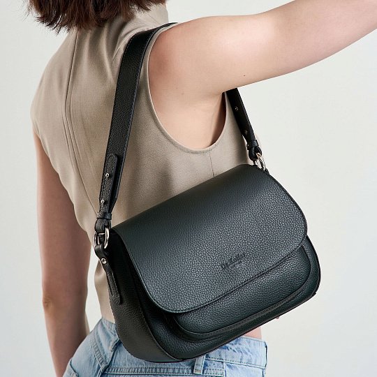 Женская сумка Dr. Koffer из натуральной кожи зеленая