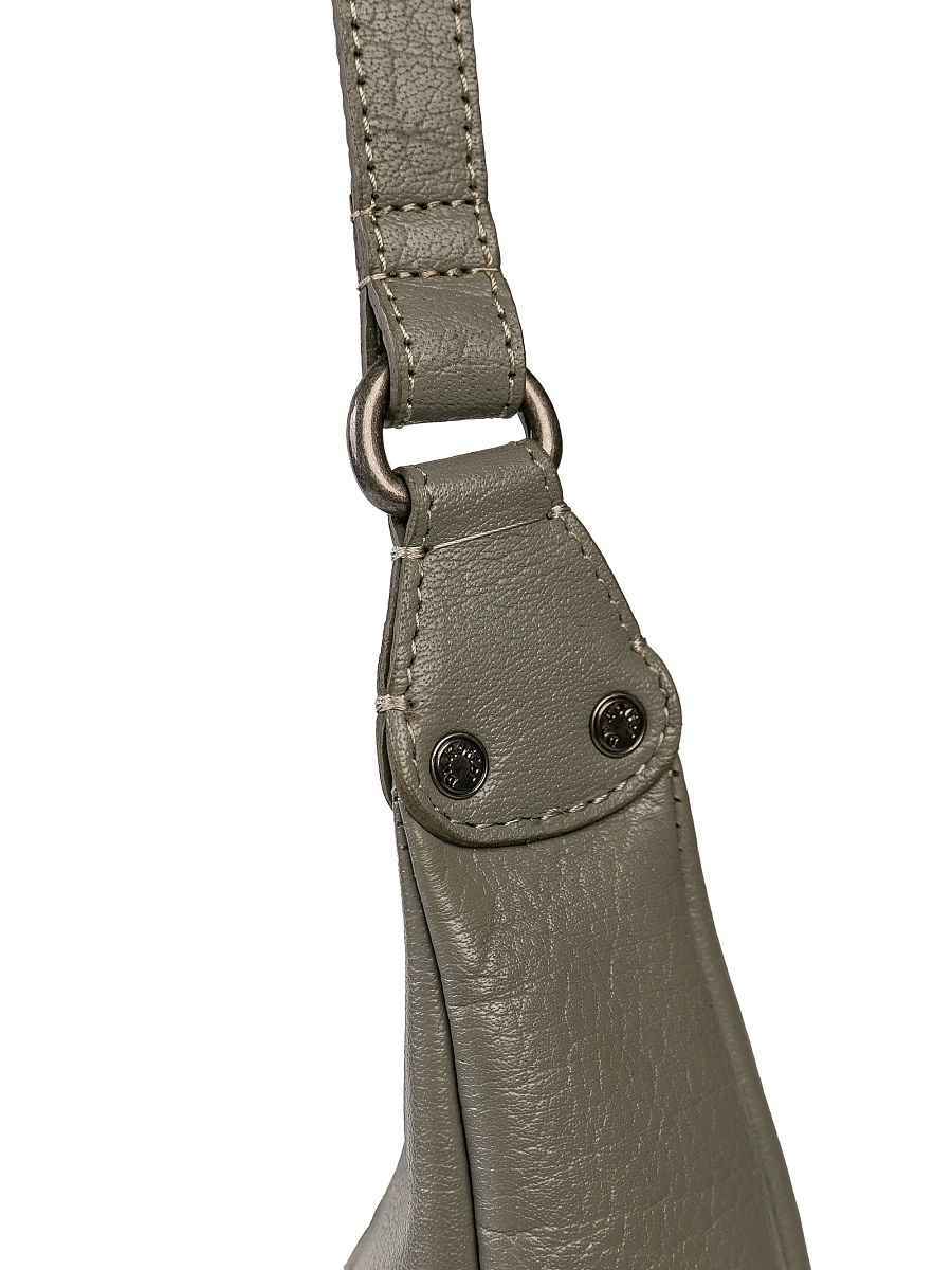 Женская сумка Dr.Koffer из натуральной кожи серая