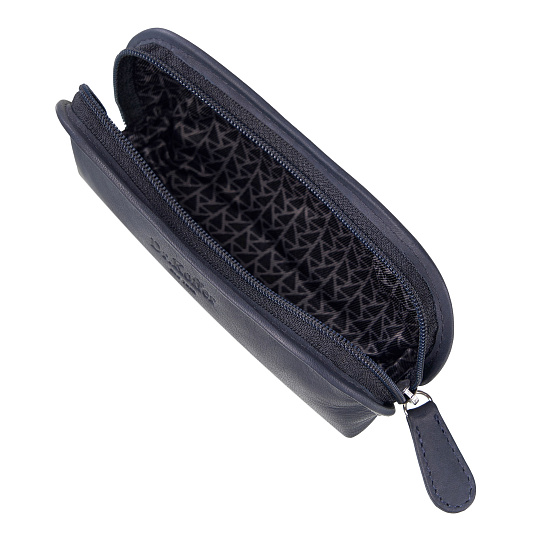 Очечник Dr.Koffer из натуральной кожи синий