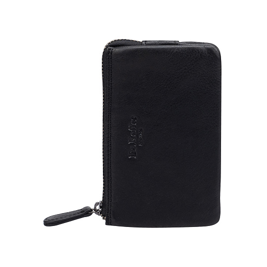 Ключница Dr.Koffer из натуральной кожи черная