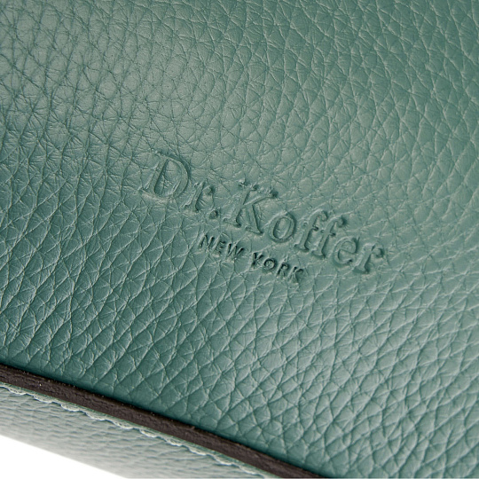 Женская сумка Dr. Koffer из натуральной кожи зеленая