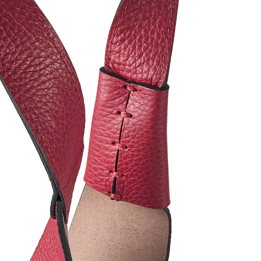 Женская сумка Dr. Koffer из натуральной кожи красная