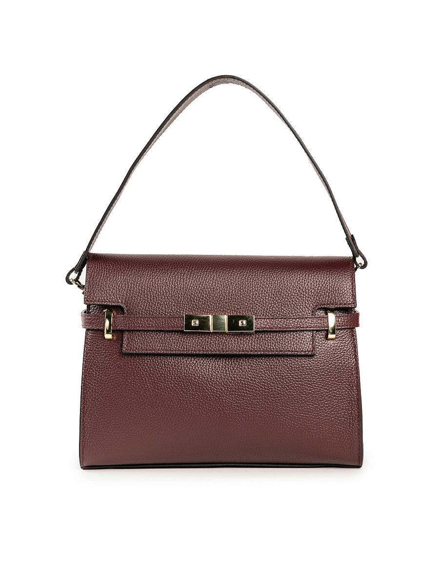 Женская сумка Dr. Koffer из натуральной кожи бордовая