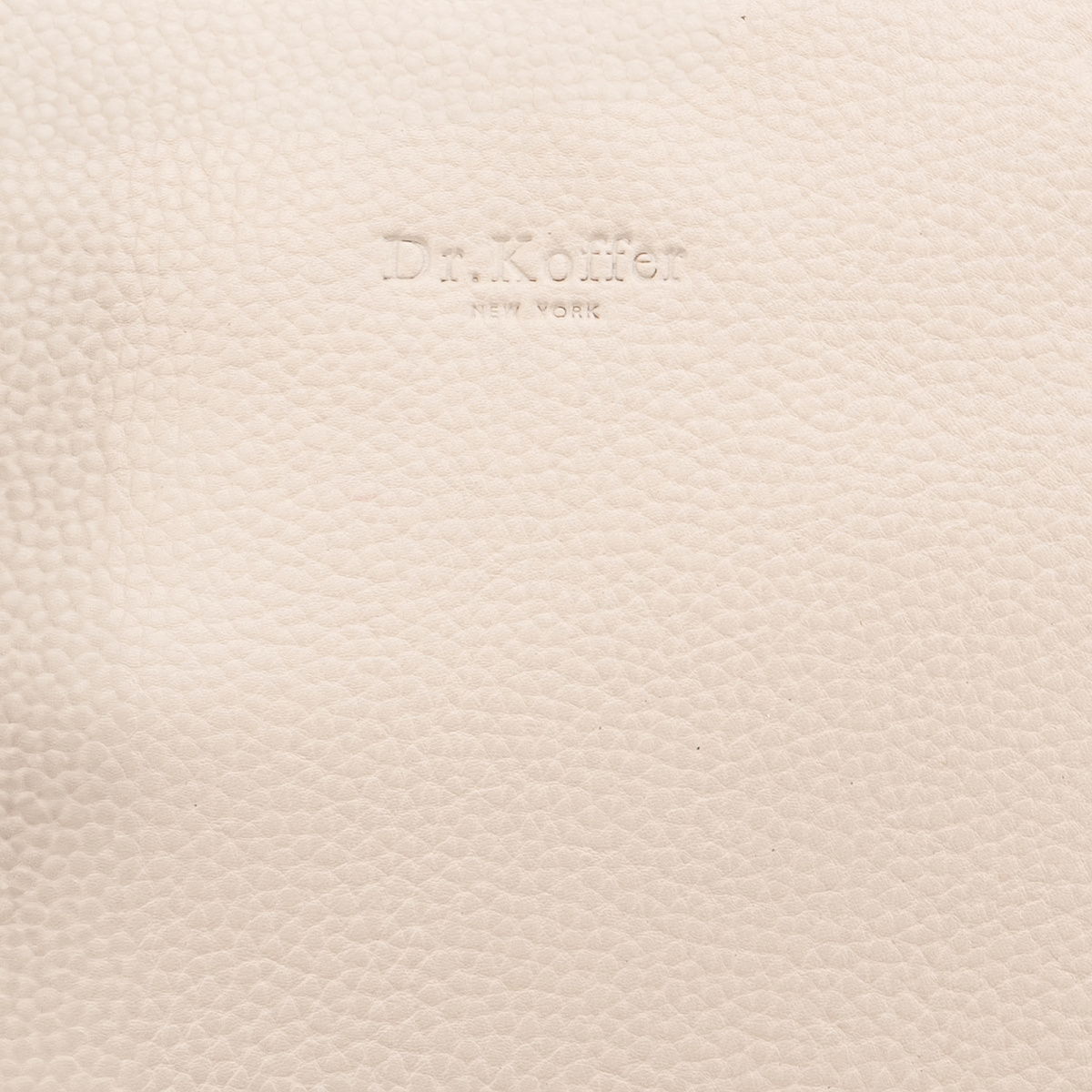 Женская сумка Dr.Koffer из натуральной кожи бежевая