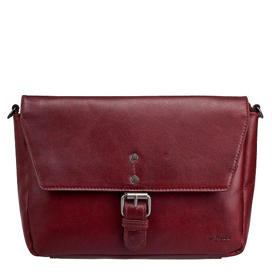 Женская сумка Dr. Koffer из натуральной кожи бордовая