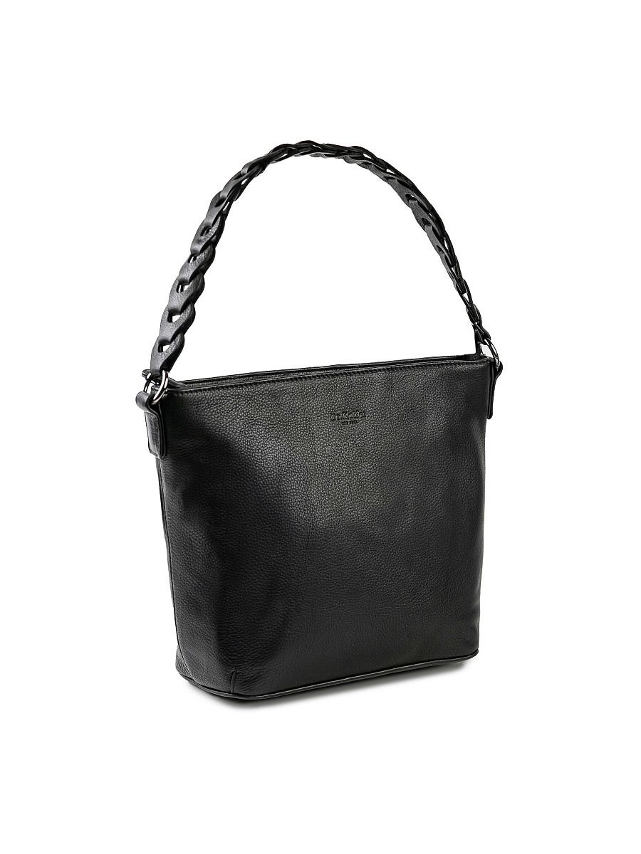 Женская сумка Dr.Koffer из натуральной кожи чёрная