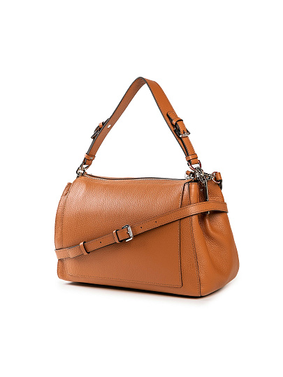 Женская сумка Dr. Koffer из натуральной кожи коричневая