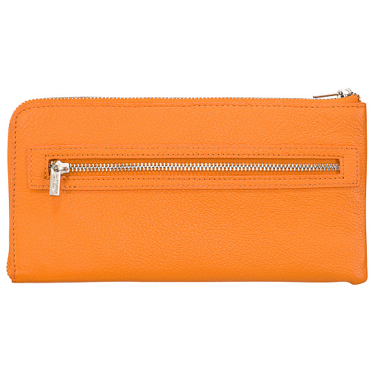 Кошелек Dr.Koffer из натуральной кожи оранжевый