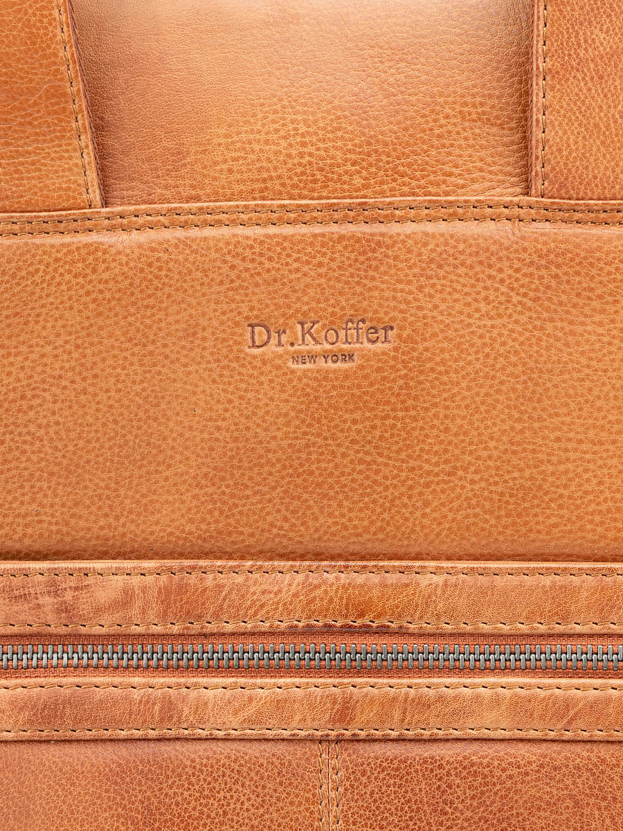 Рюкзак Dr. Koffer из натуральной кожи светло-коричневый