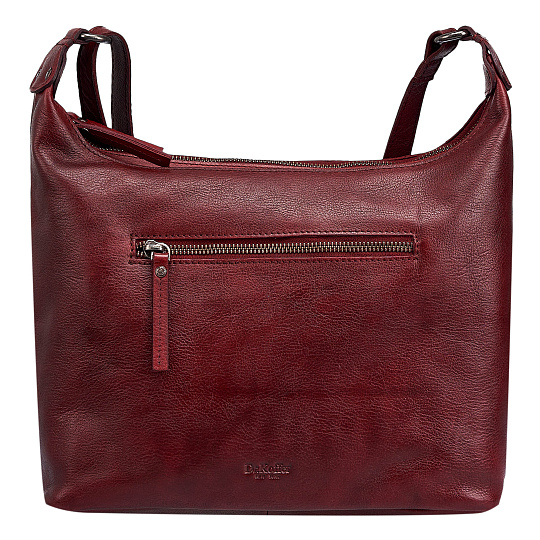 Женская сумка Dr. Koffer из натуральной кожи бордовая