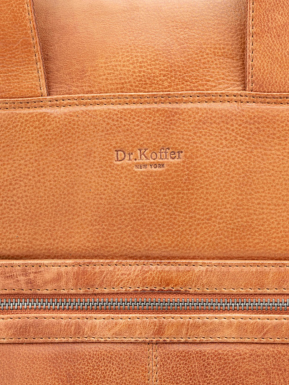 Рюкзак Dr. Koffer из натуральной кожи светло-коричневый