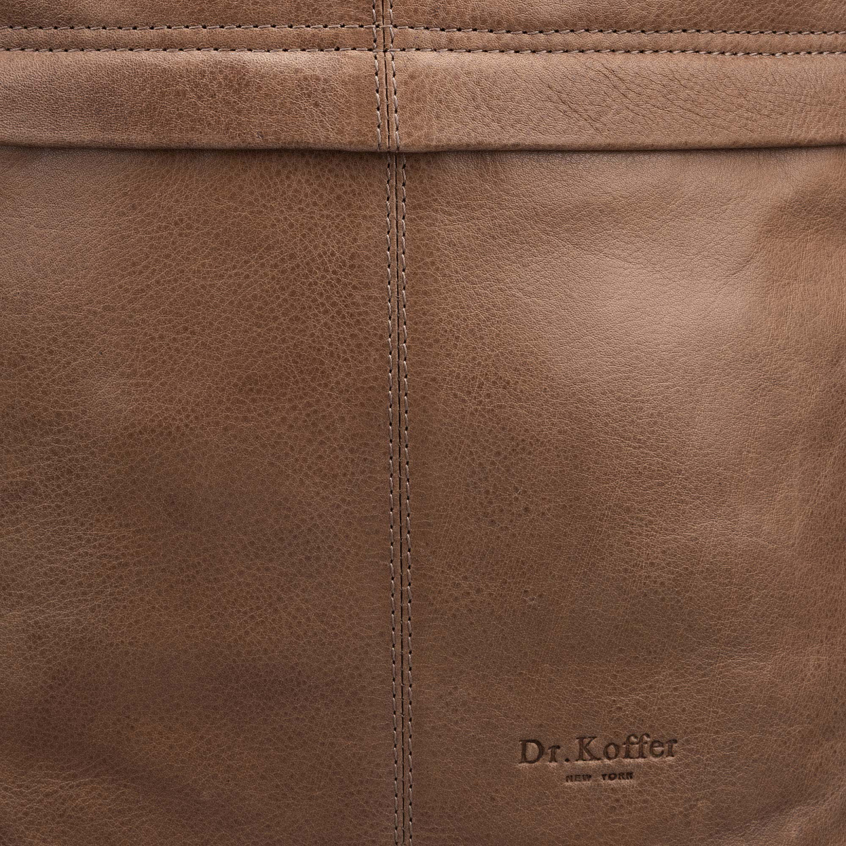 Рюкзак Dr.Koffer из натуральной кожи бежевый