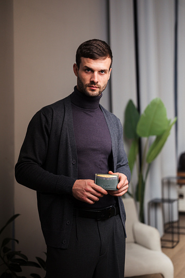 Кредитница Dr.Koffer из натуральной кожи зеленая