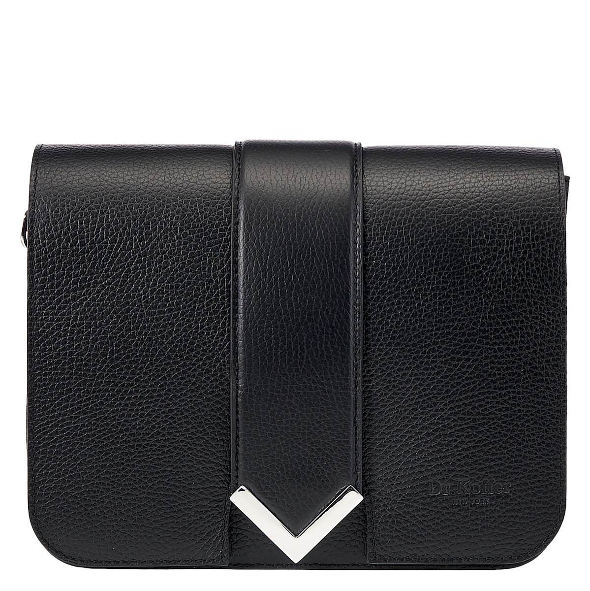 Женская сумка Dr. Koffer из натуральной кожи черная