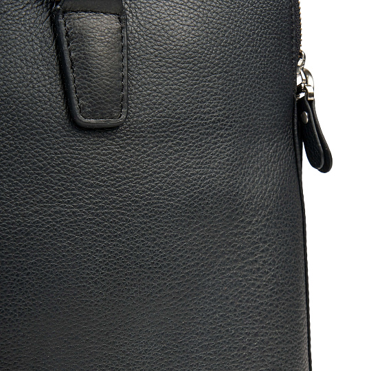 Портфель Dr.Koffer из натуральной кожи черный